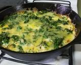 A picture of step 8 of Frittata with kale.