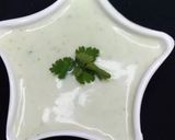 A picture of step 3 of Green Raita.