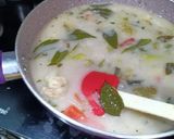 A picture of step 6 of Idiyappam and Veg Stew.