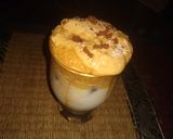 A picture of step 4 of Dalgona coffee.