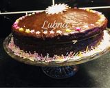 A picture of step 3 of Chocolate, Date Cake with Chocolate Ganache.