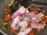 Cumi masak tinta pedas