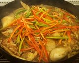 Foto del paso 7 de la receta: Pollo a la traviatta en disco de arado