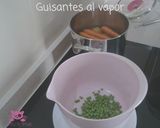 Foto del paso 4 de la receta: Guisantes al vapor