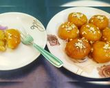 A picture of step 2 of Balushahi recipe.