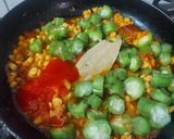 A picture of step 3 of Bihari Nenua /Sponge Gourd and Chana Dal Sabzi.