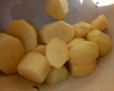 A picture of step 1 of Bread rolls with fried egg.