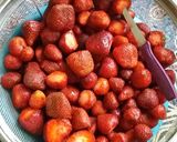 عکس مرحله 3 از دستور مربای توت فرنگی