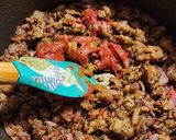 A picture of step 4 of Savory Sausage Tomato Pasta Recipe.