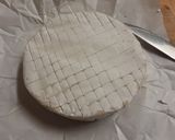 A picture of step 2 of Savory Garlic and Herb Baked Brie.