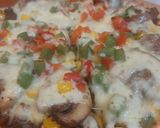Hình bước làm 3 của món Pizza bò úc, nấm bao phê