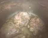 A picture of step 3 of Instant Pot Adobo chicken.