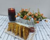 A picture of step 7 of Chicken pattice.