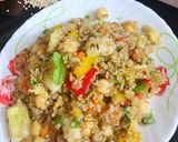 A picture of step 4 of Quinoa Apricot Salad.