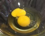A picture of step 1 of Cheese, egg and tomato.