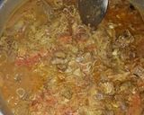A picture of step 4 of Mutton krahi.