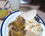 Foto del paso 7 de la receta: Chuletas de cerdo en salsita verde y arroz blanco para acompañar