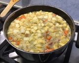 Une image de l'étape 18 de Soupe de carottes, panais et navets au lard.