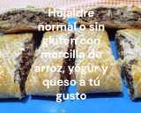 Foto del paso 13 de la receta: Hojaldre normal o sin gluten con morcilla de arroz, yogur y queso a tú gusto