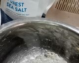 Foto langkah ke 9 dari resep Donat Fiber Creme Bunga Telang.