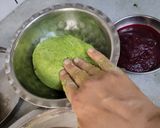 A picture of step 9 of Holi Special Natural Coloured Mini Buns.