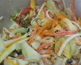 Foto del paso 6 de la receta: Plato de vegetales salteados cremosos con pasta🥦🌶️🧅🥕🍝