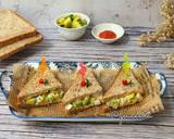 Cara Membuat Avocado egg salad sandwiches 4