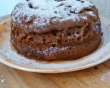 Foto del paso 1 de la receta: Torta en taza de chocolate con corazón de dulce de leche