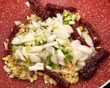 A picture of step 9 of Restaurant Style Lasooni Methi with Spring Onions & Nutty Paste.