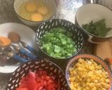 Une image de l'étape 1 de Cake 🌶️aux 🥒légumes 🥦🧄🥬d’été sauce 🥣au yaourt grec 🌱.