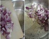 A picture of step 1 of Mix Sabzi.