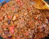 A picture of step 10 of Chili con Carne.