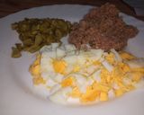 Foto del paso 1 de la receta: 2 Piononos - 1 de jamón queso palmitos / otro atún aceitunas y huevo