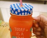 A picture of step 2 of Fruit cocktail.