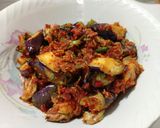Foto langkah ke 9 dari resep Terong Balado Pedas.