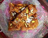 बेसन की चक्की(besan ki chikki recipe in hindi) रेसिपी चरण 5 फोटो