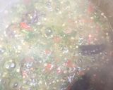 A picture of step 4 of Okra soup.