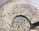 A picture of step 3 of Cream of Mushroom Soup.