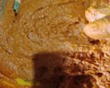 A picture of step 2 of Badam pakoda.