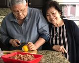 A picture of step 3 of Grandma’s Famous Menudo.