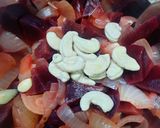 A picture of step 7 of Pink (beetroot) pasta.