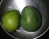 A picture of step 1 of Raw Mango Chutney.