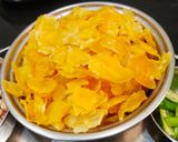A picture of step 1 of Cornflakes Chivda. (Makai Chivda).
