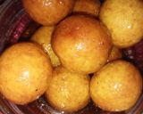 A picture of step 5 of Gulab jamuns #4weekschallenge #charityrecipe.