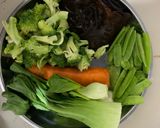Foto langkah ke 1 dari resep Sapo Tahu Cemplung Simple.