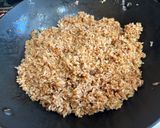 A picture of step 2 of Bagoong Fried Rice.