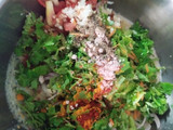 Kodo vegetables millet pancake