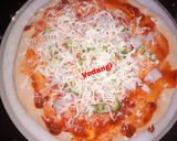 A picture of step 4 of Schezwan Cheese Paratha.