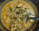 A picture of step 3 of Reshmi chicken.