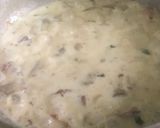 Foto del paso 4 de la receta: Pasta con salsa de tres quesos, champiñones y tocineta